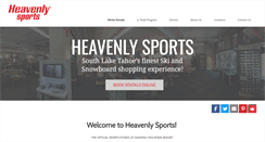 Desktop Screenshot of heavenlysports.com